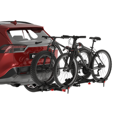BougeRV Lockable Hitch Mount Bike Rack Platform 2-Bike Carrier IRK016