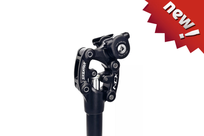 Beecool Bikes SR Suntour SP12 NCX Seatpost 50mm Suspension Travel BC-Seat Post Suspension-With Cover