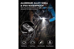Beecool Bikes LED Bike Front Clip Light IPX6 Waterproof USB Rechargeable BC-Front Clip Light