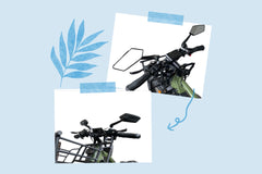 Beecool Bikes Adjustable Safety Bicycle Rear View Mirrors (1 Pair) BC-Mirrors