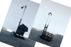Beecool Bikes Heavy-Duty 165 Pound (lb) Capacity Aluminum Folding Hand Truck (Ebike Linkage Included) BC-Hand Truck