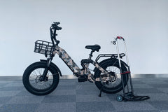 Beecool Bikes Heavy-Duty 165 Pound (lb) Capacity Aluminum Folding Hand Truck (Ebike Linkage Included) BC-Hand Truck