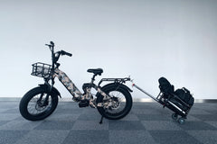 Beecool Bikes Heavy-Duty 165 Pound (lb) Capacity Aluminum Folding Hand Truck (Ebike Linkage Included) BC-Hand Truck