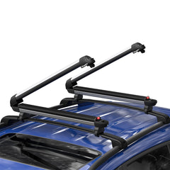 BougeRV 28'' Ski & Snowboard Racks with Anti-Theft Lock Sliver IRK026