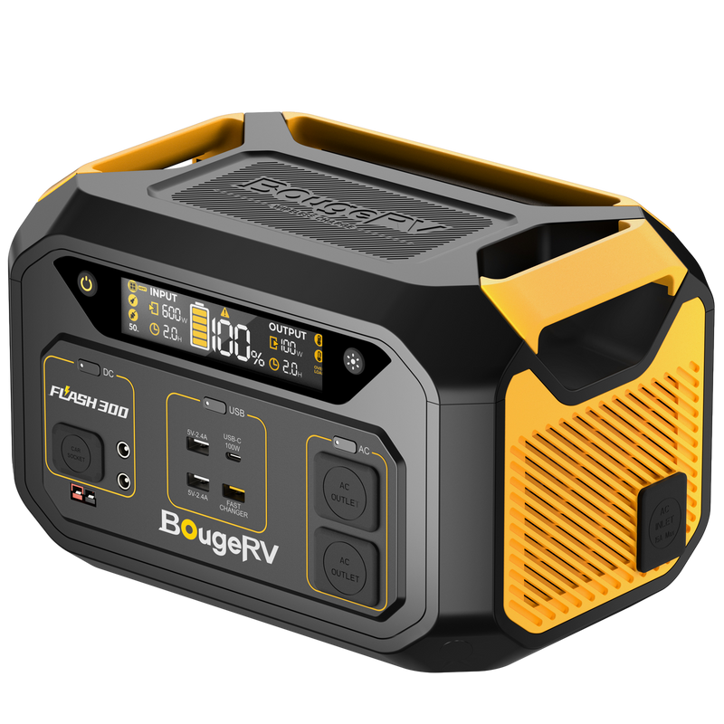 BougeRV Flash300 286Wh Fast Charging Power Station ISE115