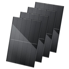 BougeRV 400 Watt 12V/24V Rigid Bifacial 10BB Mono Solar Panel