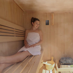Harvia KIP80W 8KW UL Certified Electric Sauna Heater With Xenio CX170 Digital WIFI Control & Sauna Stones [JH80W2401] (SAK14630)