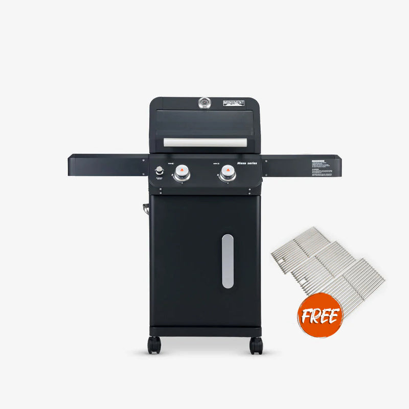 Monument Grills Mesa 220 | Black Foldable Propane Gas Grill M220+98888