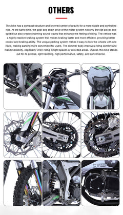 Full Battery 72V High Pro 12kW Electric Bike