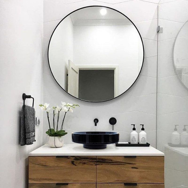 Natural Stone Toros Black Marble Above Counter Vessel Sink Polished (D)16