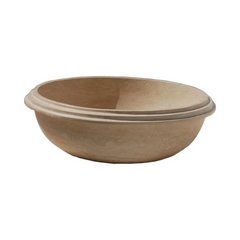 Natural Stone Light Travertine Stripe Edge Vessel Sink (D)16" (H)6"