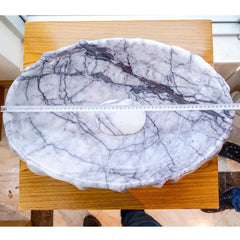 New York Marble Artistic Vessel Sink Polished (W)16" (L)26" (H)5"
