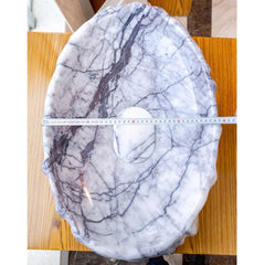 New York Marble Artistic Vessel Sink Polished (W)16" (L)26" (H)5"