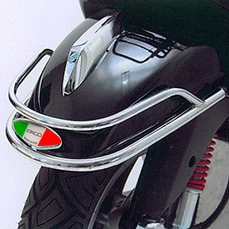 Adventura-X Protective Bumper on the scooter