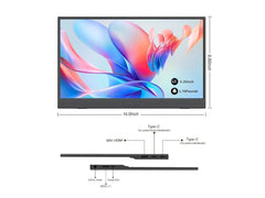 ReHisk RE-15.6TT - Touch Screen Portable Monitor FHD 1080P RE156TT