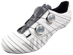Vittoria Revolve Road Cycling Shoes - Silk White/Grey (FCT Carbon Sole) 46