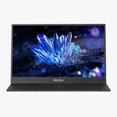 ReHisk RE-15.6FC - 15.6'' FHD 1080P Portable Monitor With Full Cover RE156FC