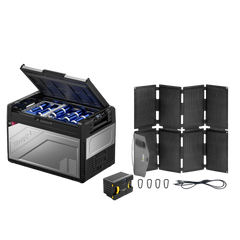 BougeRV Rocky 55QT Dual Zone 12V Portable Fridge