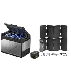 BougeRV Rocky 69QT Dual Zone 12V Portable Fridge
