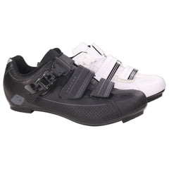 Serfas Men’s Leadout Buckle Road Cycling Shoes (White) (SMR-501W) 41, 48
