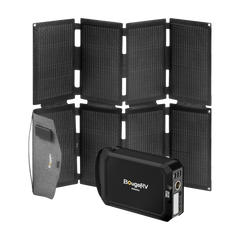 BougeRV JuiceGo 240Wh Portable Power Station Solar Kit