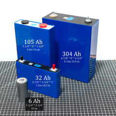 Full Battery 3.2V 32Ah EVE LiFePO4 LFP battery cells - 105Wh, 10+ year life @80% DOD 41219010723923