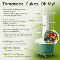 Tower Garden FLEX with Support Cage Bundle GT350C