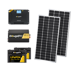 BougeRV 12V 400 Watt Rigid Solar Kit （Upgraded Version）TT-ISE114