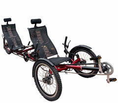 eMobilityStar Electric Tandem Recumbent Trike Tricycle 202306211