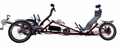 eMobilityStar Electric Tandem Recumbent Trike Tricycle 202306211