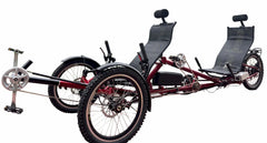 eMobilityStar Electric Tandem Recumbent Trike Tricycle 202306211