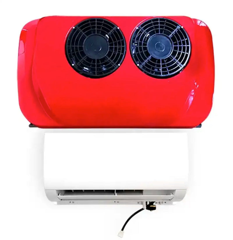 Full Battery 12V 24V 48V Truck Air Conditioner Mini Split for Sleeper RV No Idle