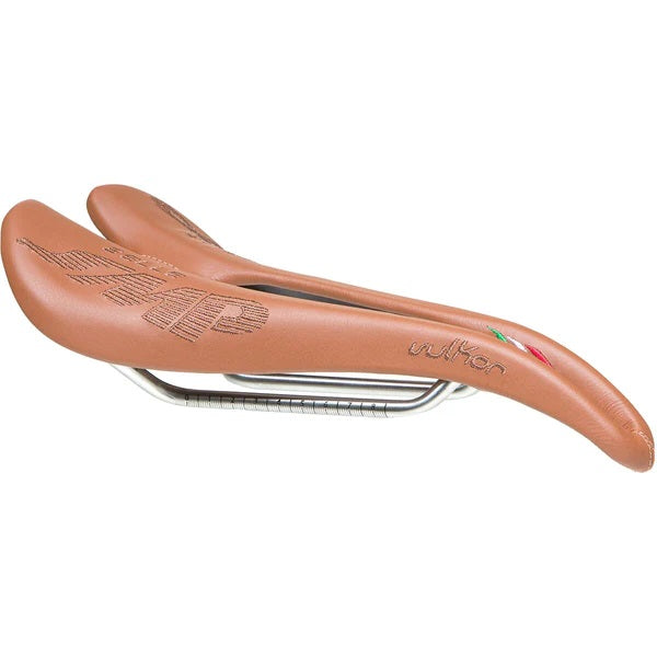 Selle SMP Vulkor Saddle with Steel Rails (Vintage Brown)