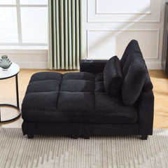 UNITED WE WIN Sleeper Sofa Couch Bed,Oversized Chaise Lounge Chair Cozy Cloud Couch
