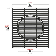 Monument Grills A104 Multifunction Cast Iron Grate A104