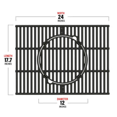 Monument Grills A105 Multifunction Cast Iron Grate A105