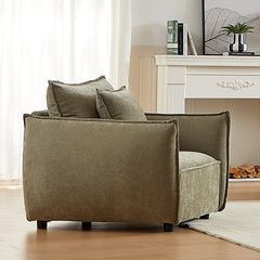 MH 44' Minimalist Sofa, Living Room upholstered armchair bedroom, Modern Living Room Sofa for Office Room, Living Room