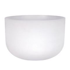 Rare Earth Gallery 20" Frosted Quartz Sound Bowl - E Note - Aligns Solar Plexus Chakra FB20-E+20-MME