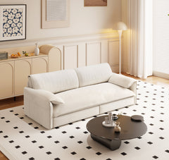 66' Queen Pull Out Sofa Bed, 3-in-1 Convertible Sleeper Sofa with Side Storage,Multi-Functional Velvet Loveseat Bed for Living Room,Bedroom(Old Sku:W1885S00043,New Sku:W1885S00186/W1885S00221)