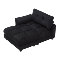UNITED WE WIN Sleeper Sofa Couch Bed,Oversized Chaise Lounge Chair Cozy Cloud Couch