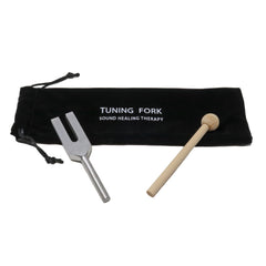 Rare Earth Gallery 4096hz Metal Tuning Fork with Striker - Jacob's Ladder - Clearing Quartz Crystal TF03-FZN