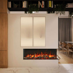 Amantii Tru-View Slim Smart 3 Sided Built-In Electric Fireplace [50/60-TRV-SLIM] (SAK28645)