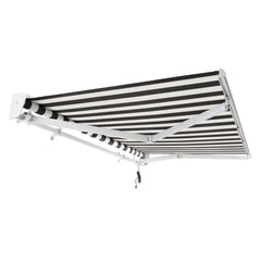 [16x10FT] Awntech Destin Premium Electric Outdoor Motorized Retractable Awning [DTL16/DTR16-SBY] (SAK69832)