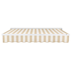 [18x10FT] Awntech Destin Premium Manual Outdoor Retractable Awning [DM18-SBY] (SAK29367)