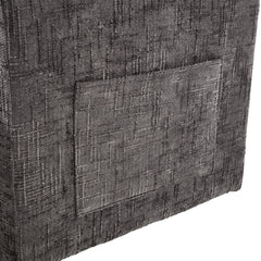 Multifunctional Recliner with Storage Backrest and Cell Phone Bracket in Gray Chenille for Living Room and Bedroom