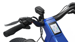 26' Step Over Electric Mountain Bike - Blue