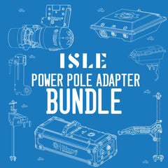Bixpyusa ISLE/Bixpy K-1 Outboard Kit - Power Pole Adapter + Steering Bundle