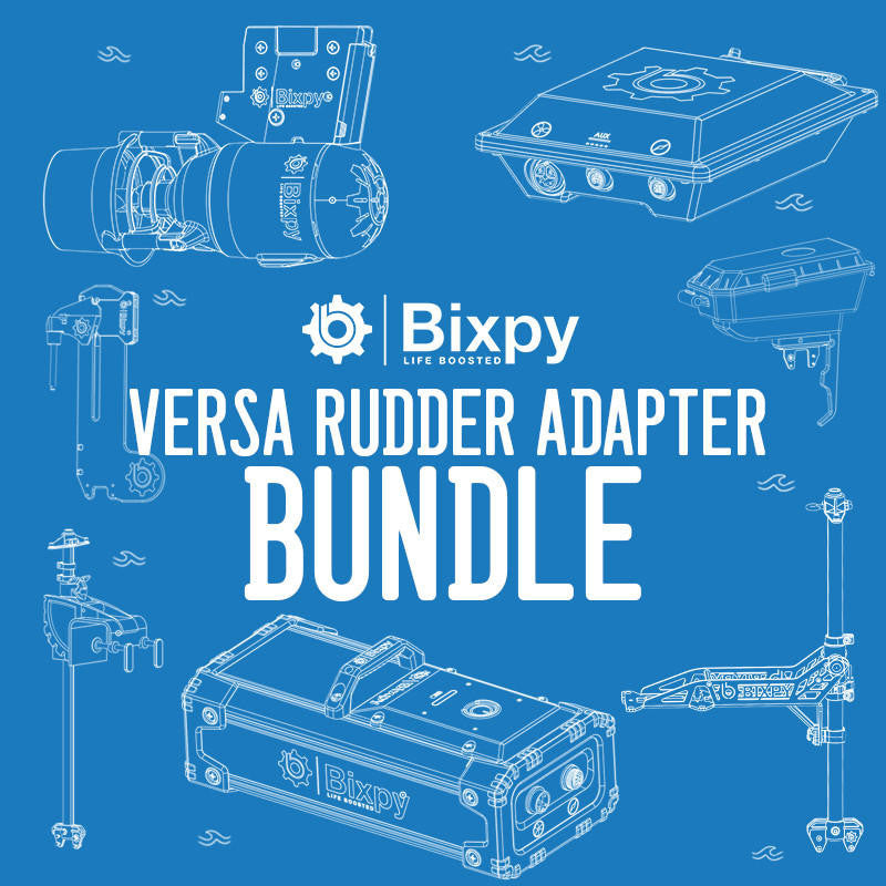 Bixpyusa Universal Versa Rudder Adapter Bundle
