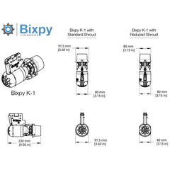 Bixpyusa K-1 Outboard Kit with SUN80 Solar Panel