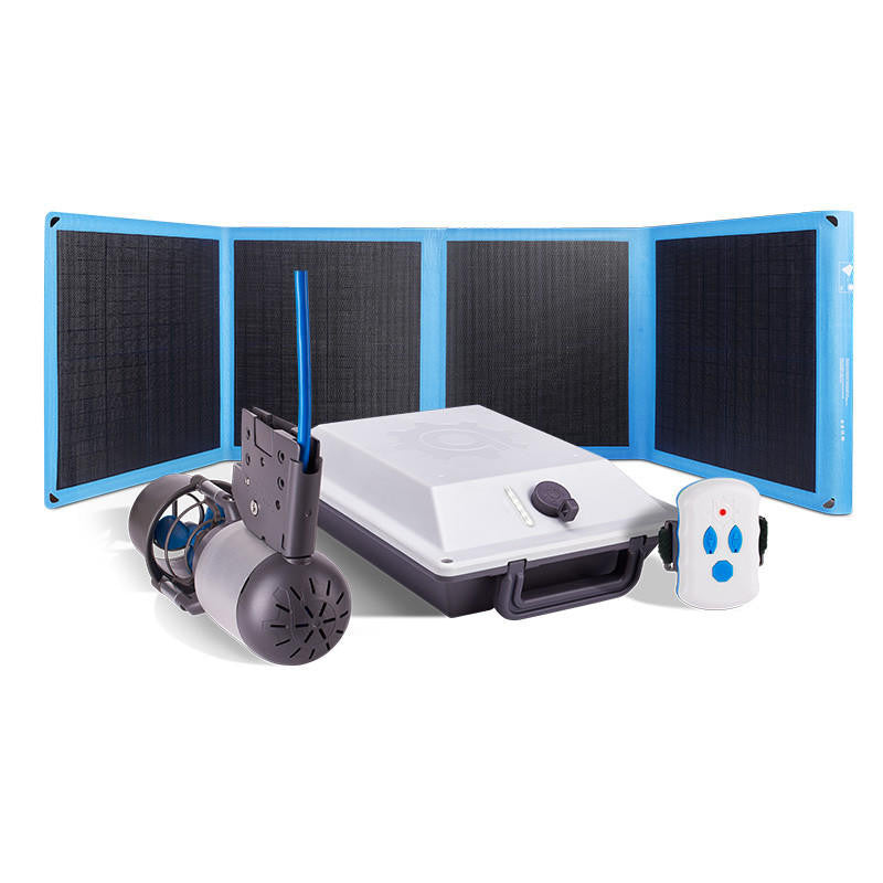 Bixpyusa K-1 Outboard Kit with SUN80 Solar Panel